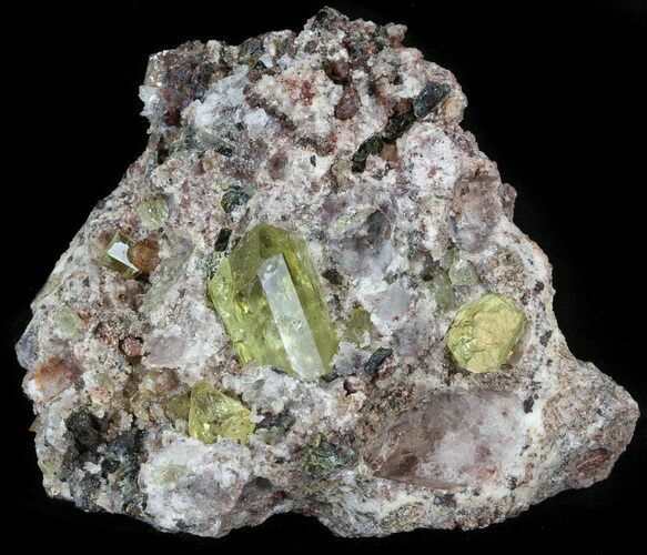 Apatite Crystal In Matrix - Durango, Mexico #43383